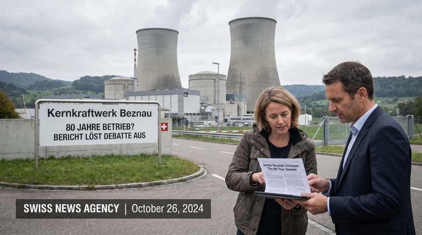 An 80-Year Lifespan? New Report Reignites Debate on Swiss Nuclear Power's Future