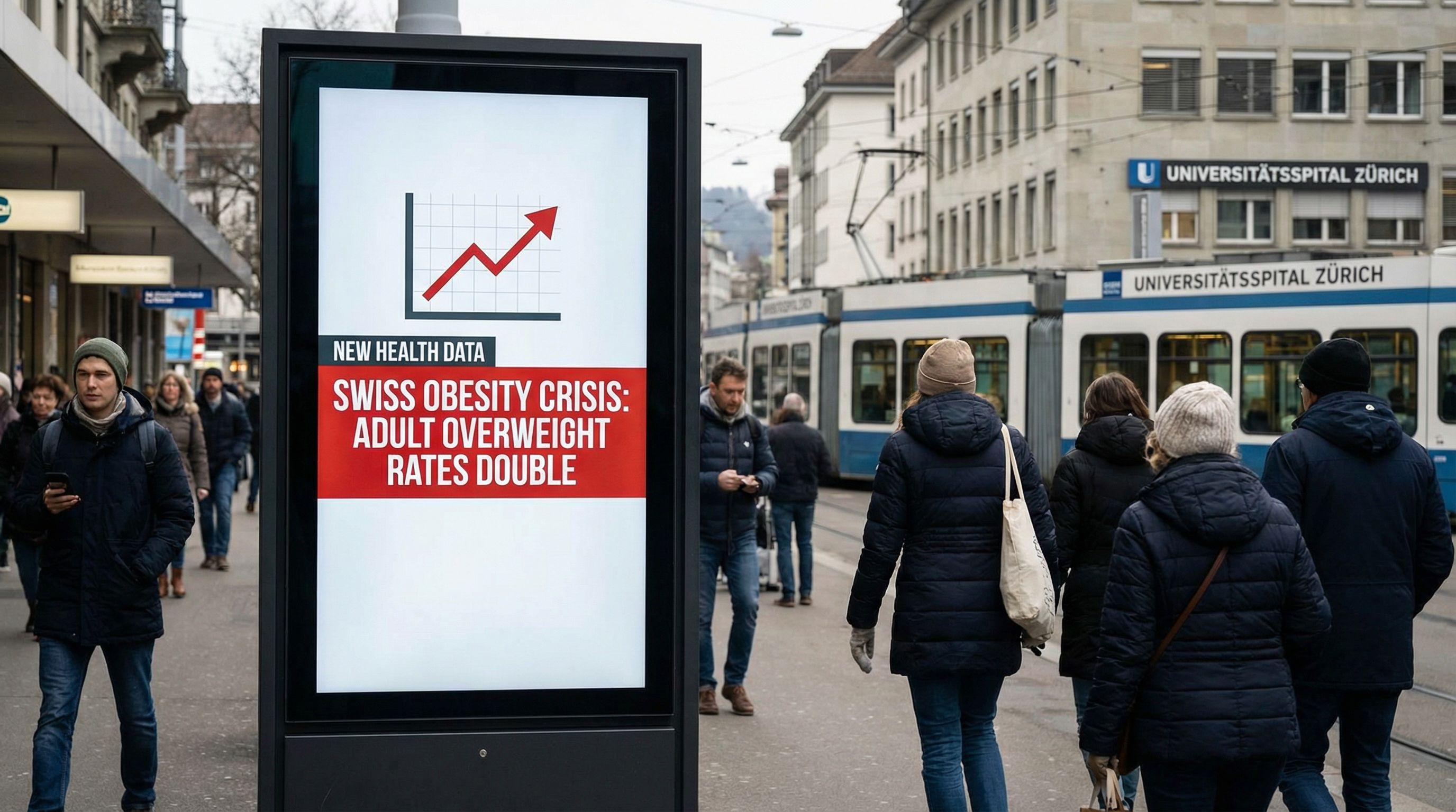 Swiss Obesity Crisis: Adult Overweight Rates Double