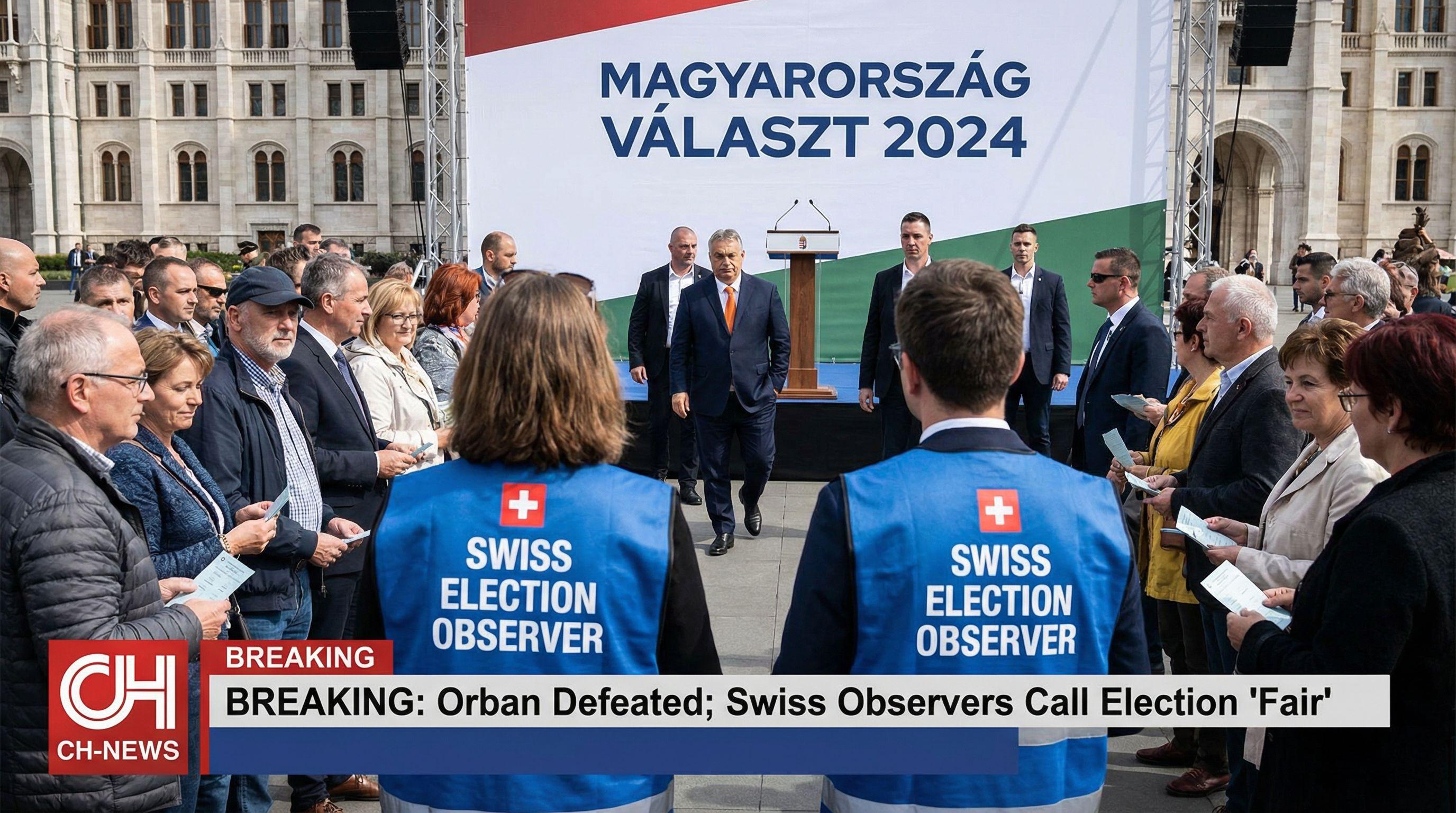 Swiss Observers Deem Hungarian Elections 'Fair' as Orban is Defeated