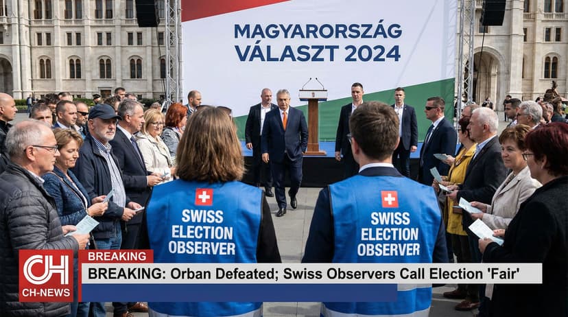 Swiss Observers Deem Hungarian Elections 'Fair' as Orban is Defeated