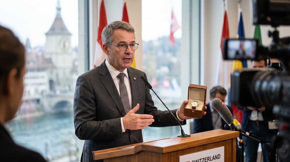 Swiss trade official says gifts to Trump were meant for the American people