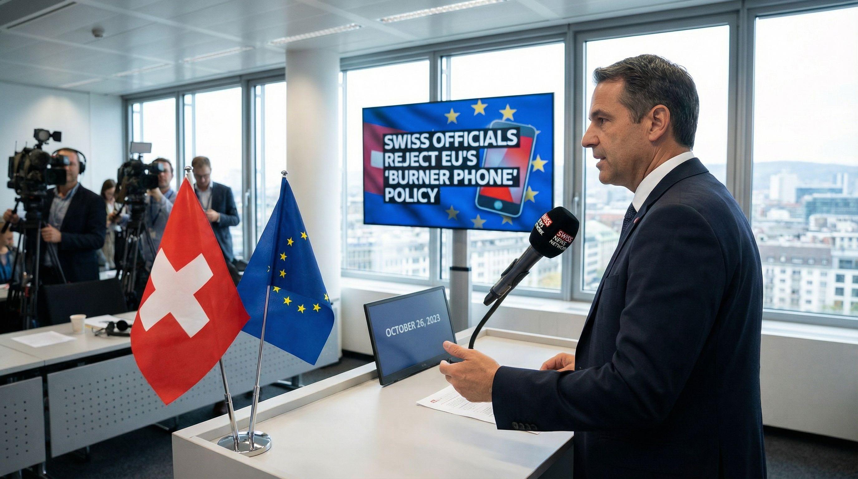 Swiss Officials Reject EU's 'Burner Phone' Policy for US Travel