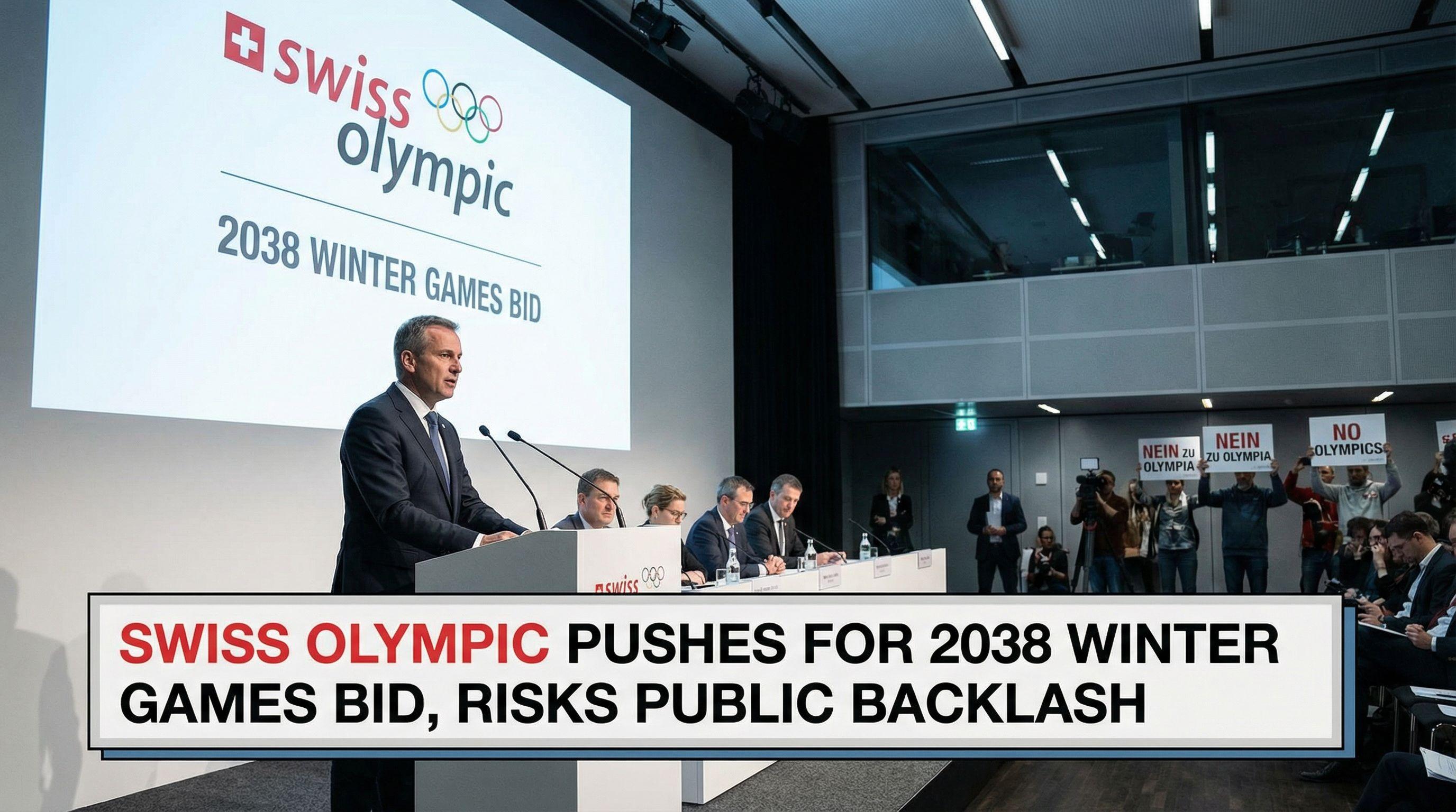 Swiss Olympic Pushes for 2038 Winter Games Bid, Risks Public Backlash