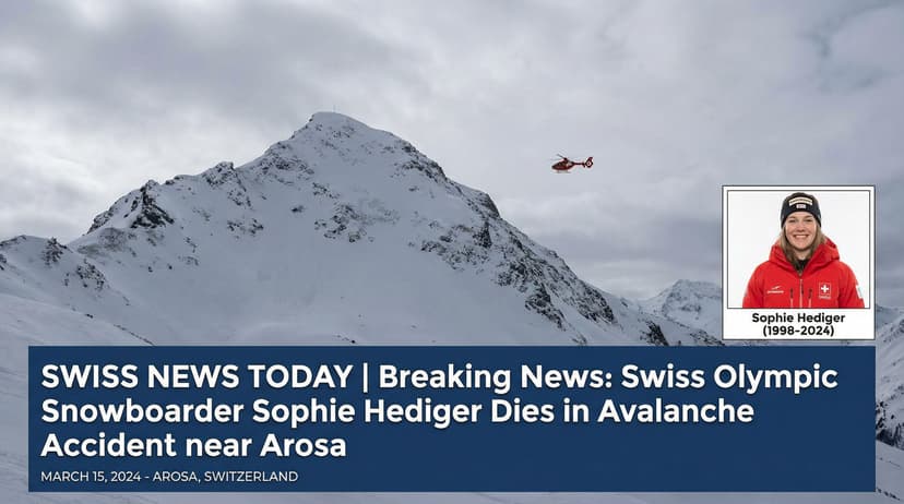 Swiss Olympic Snowboarder Sophie Hediger Dies in Avalanche Accident