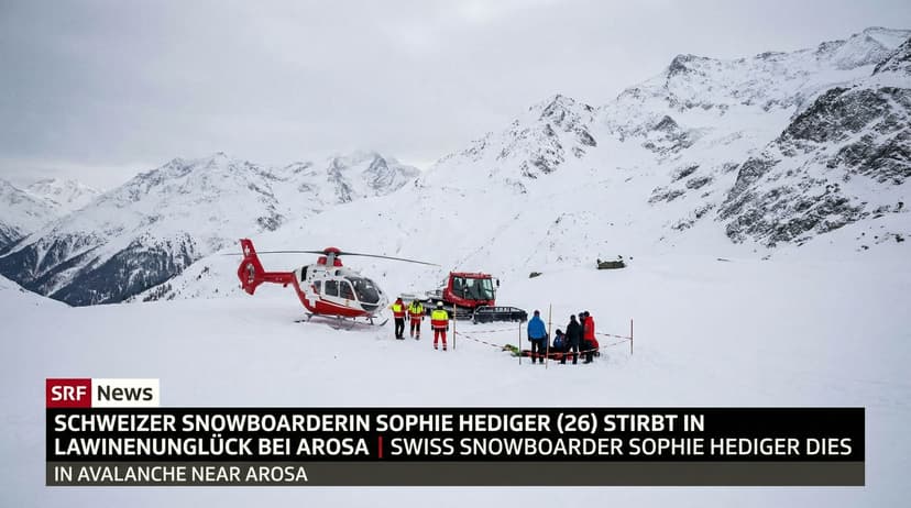 Swiss Olympic Snowboarder Sophie Hediger Dies in Avalanche