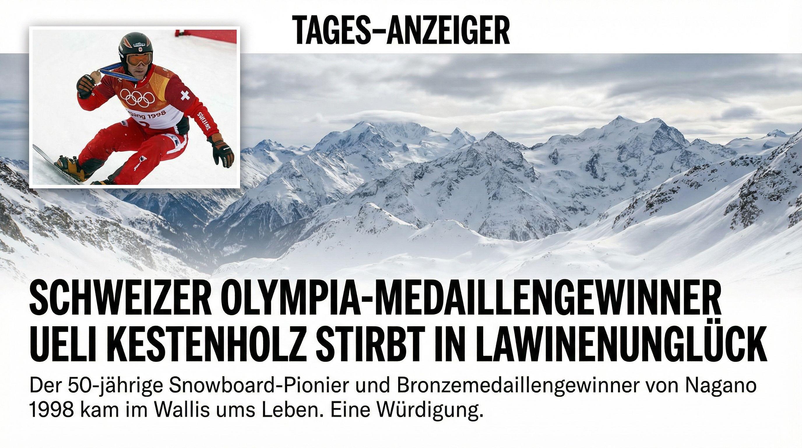 Swiss Olympic Snowboarder Ueli Kestenholz Dies in Avalanche