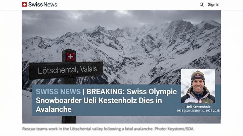 Swiss Olympic Snowboarder Ueli Kestenholz Dies in Avalanche