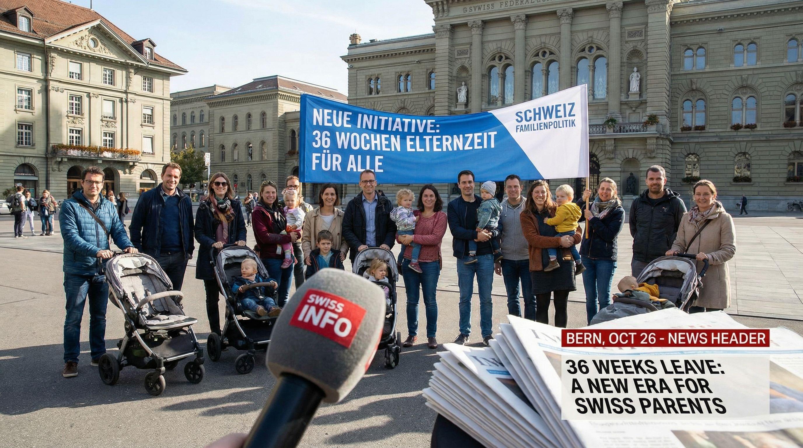 Swiss Parents Could Get 36 Weeks Leave Under New Initiative