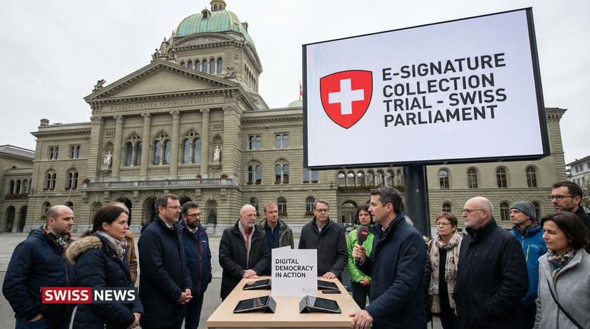 Swiss Parliament Advances Digital Democracy with E-Signature Collection Trial