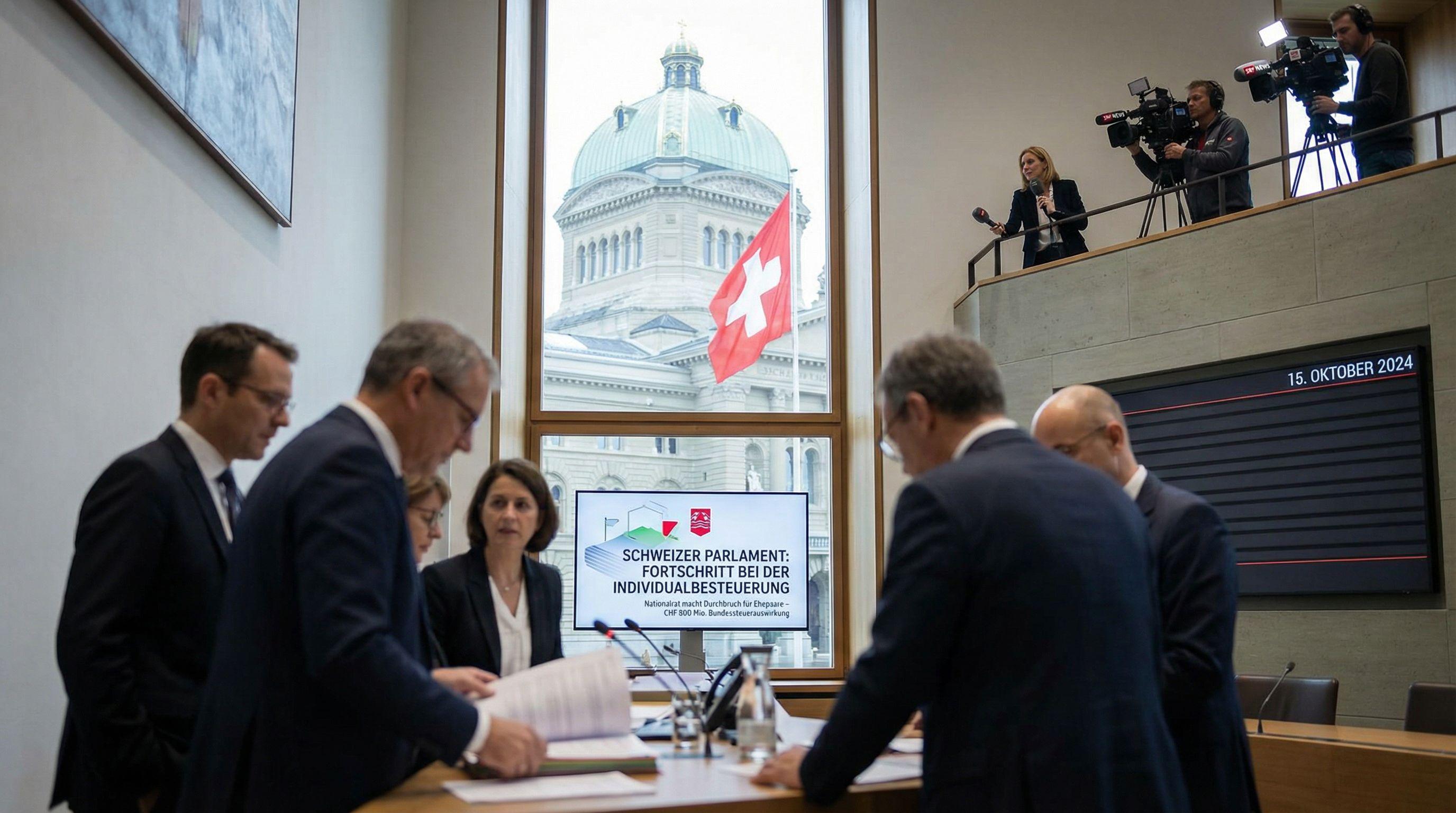 Swiss Parliament Advances Individual Taxation Reform