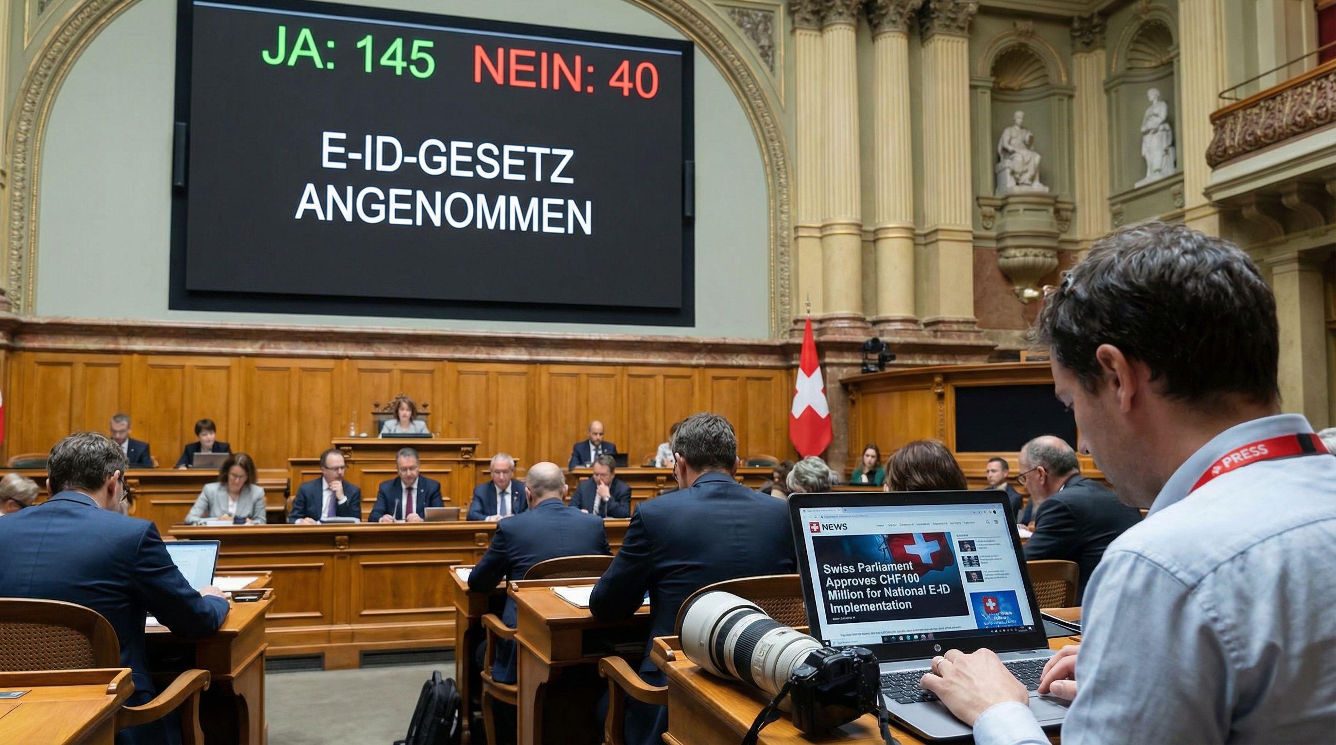 Swiss Parliament Approves CHF100 Million for National E-ID Implementation