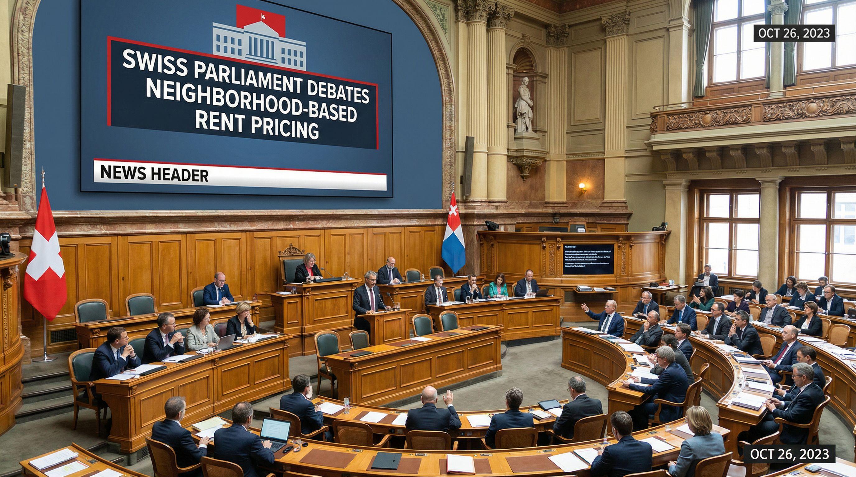 Swiss Parliament Debates Neighborhood-Based Rent Pricing
