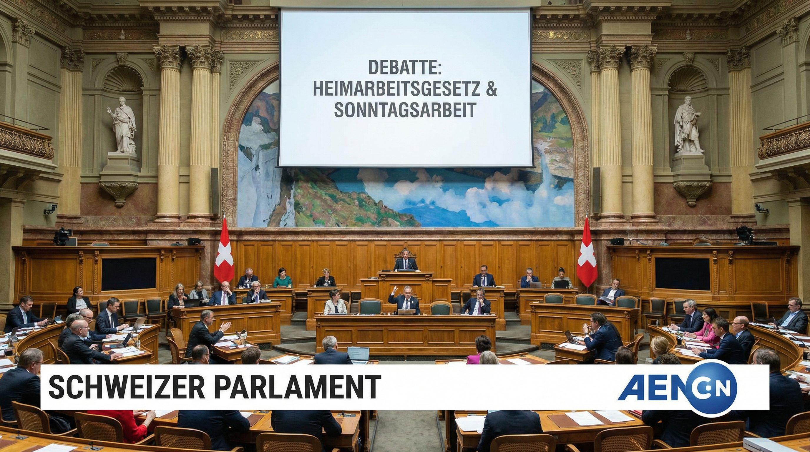 Swiss Parliament Debates New Home Office Labor Laws