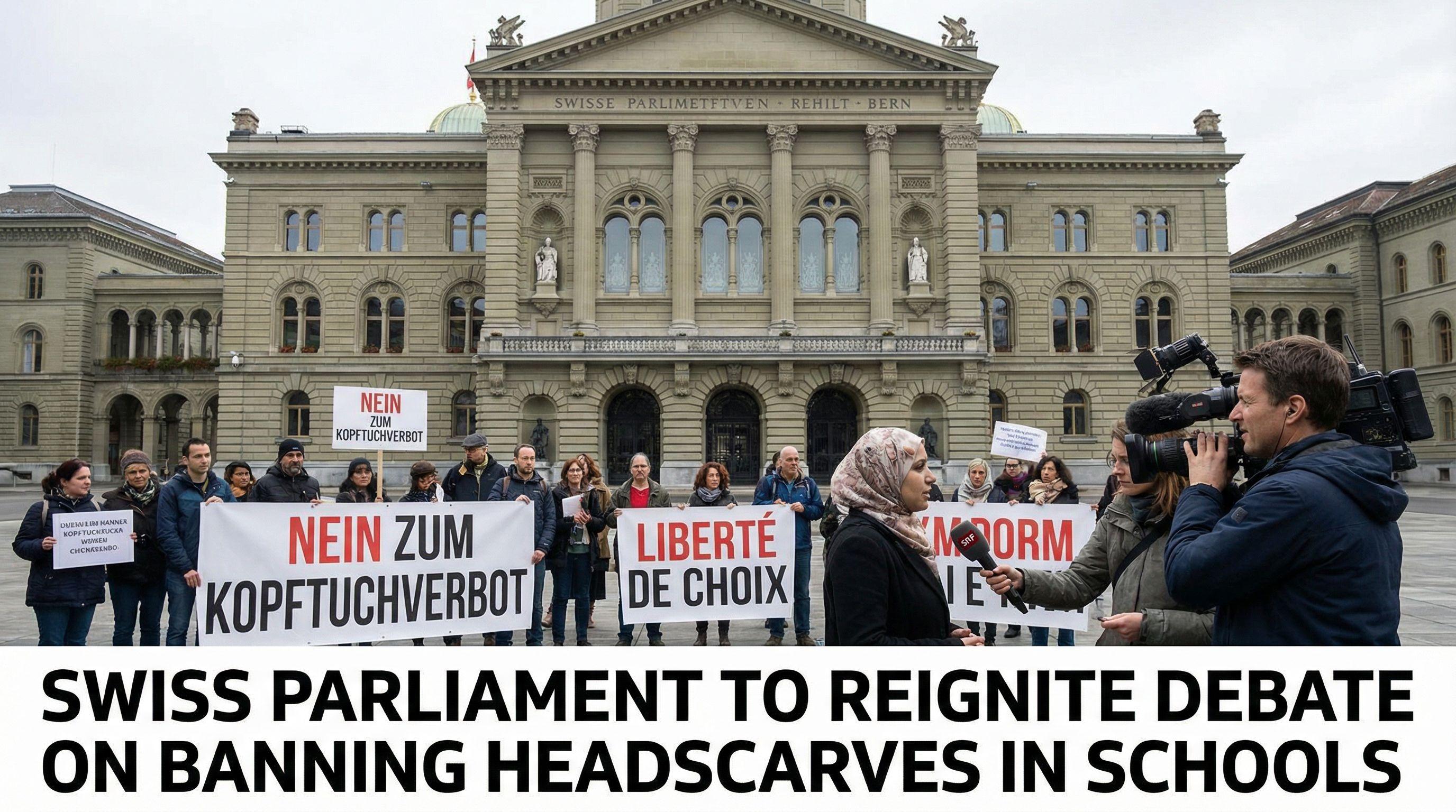 Swiss Parliament to Reignite Debate on Banning Headscarves in Schools