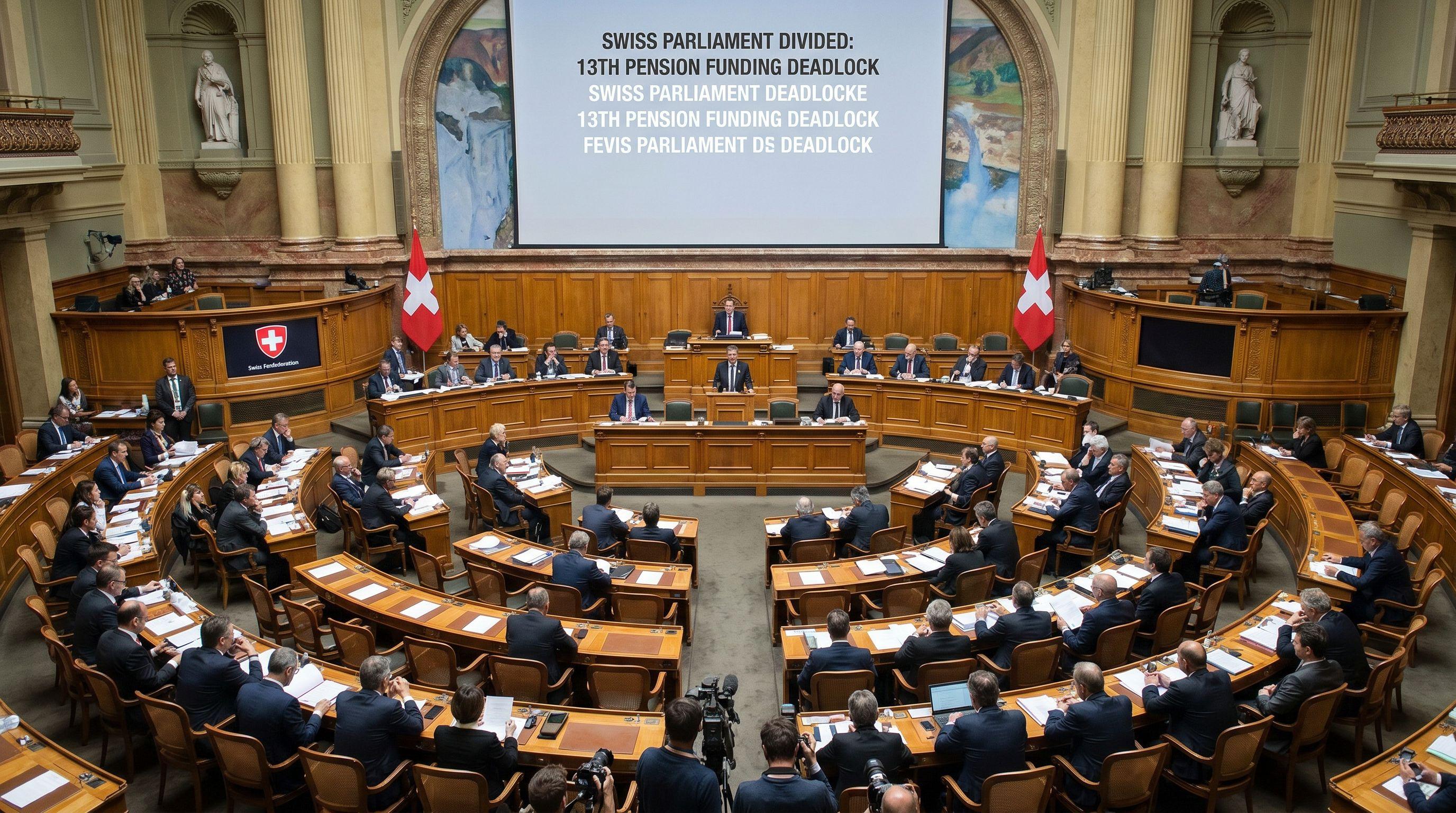 Swiss Parliament Divided Over How to Fund 13th Pension Payment