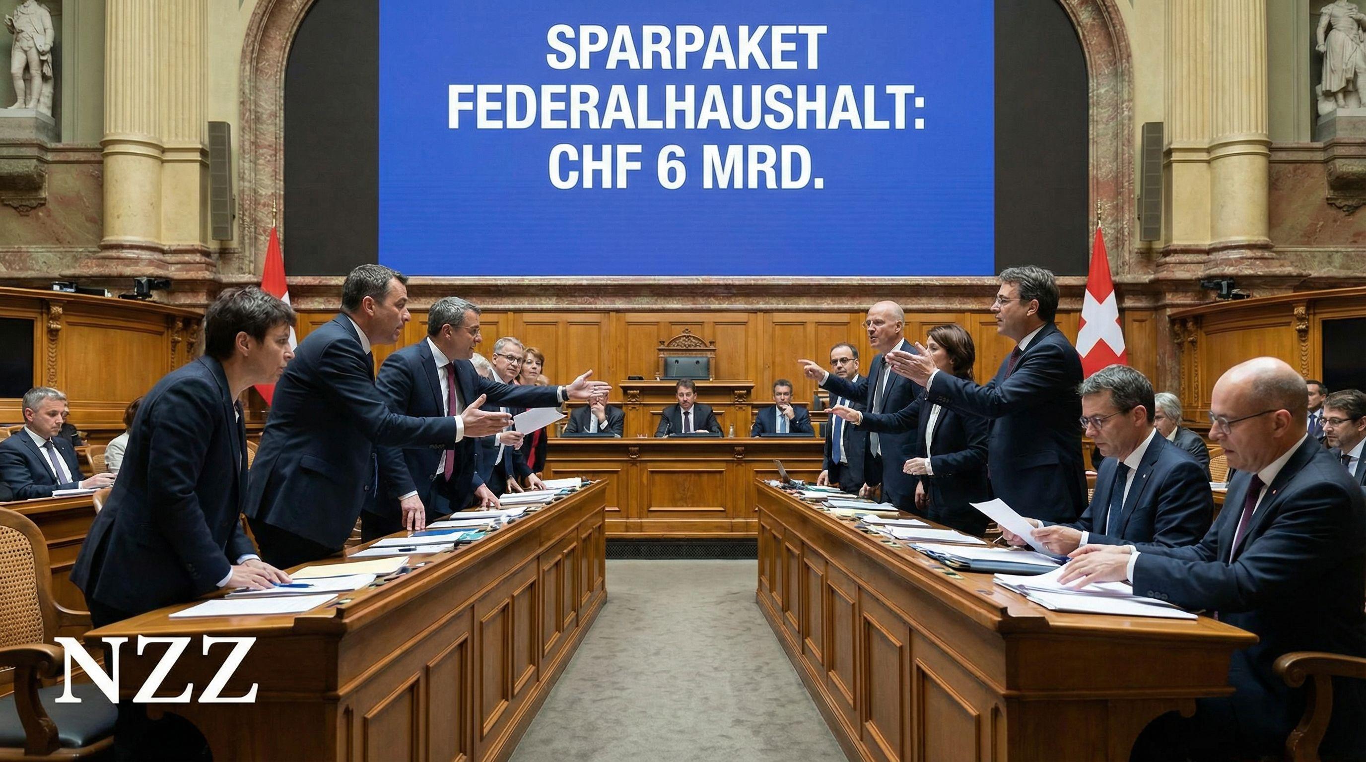 Swiss Parliament Divided on Billions in Federal Budget Cuts