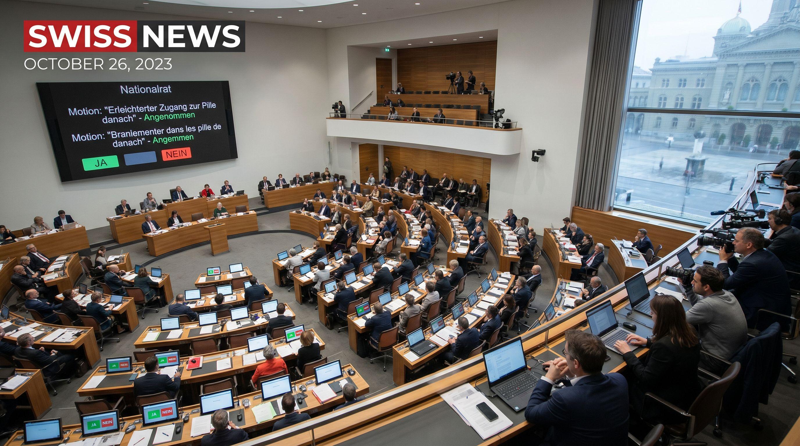 Swiss Parliament Votes to Ease Access to Morning-After Pill