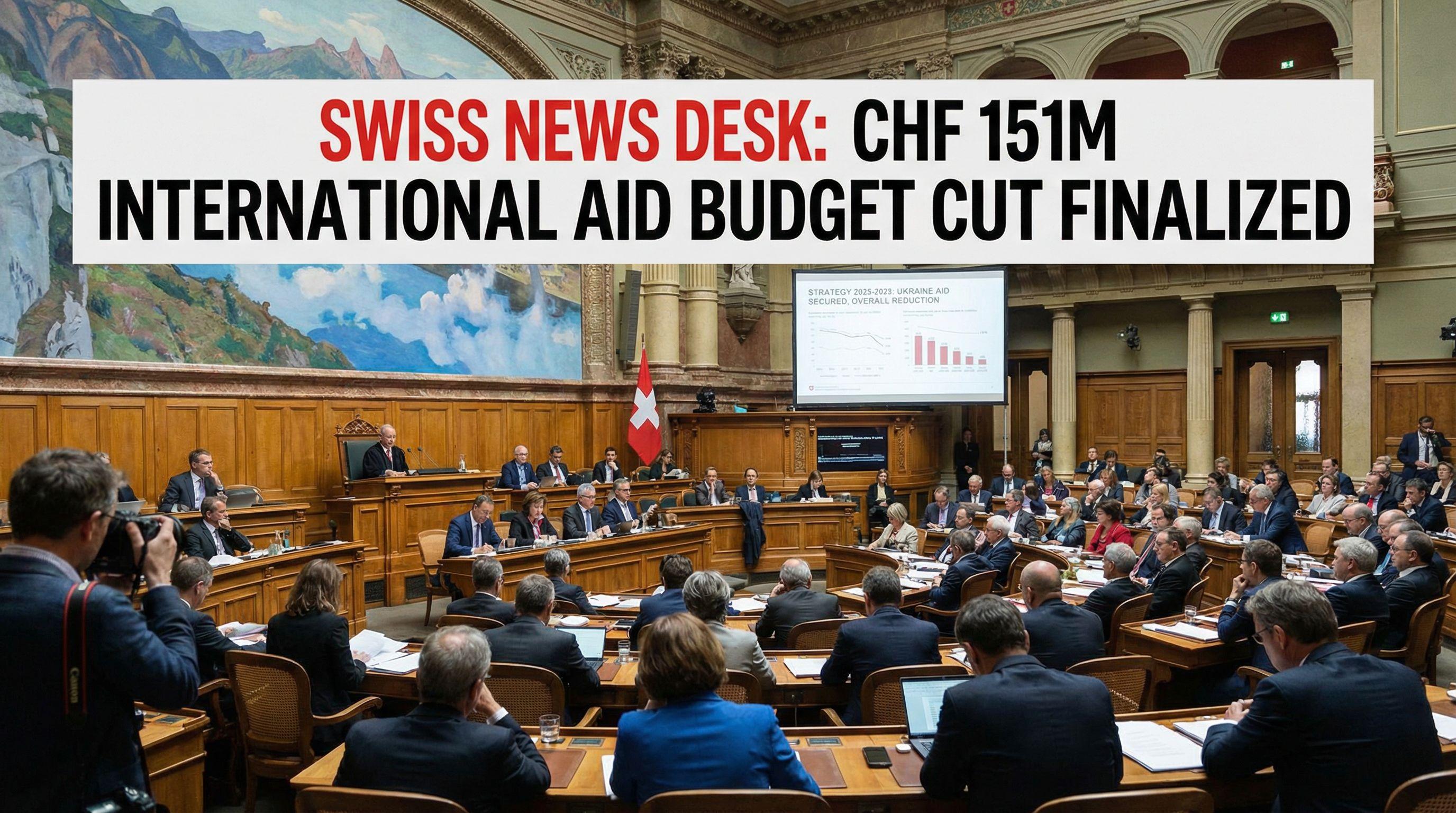 Swiss parliament finalizes CHF151M international aid budget cut