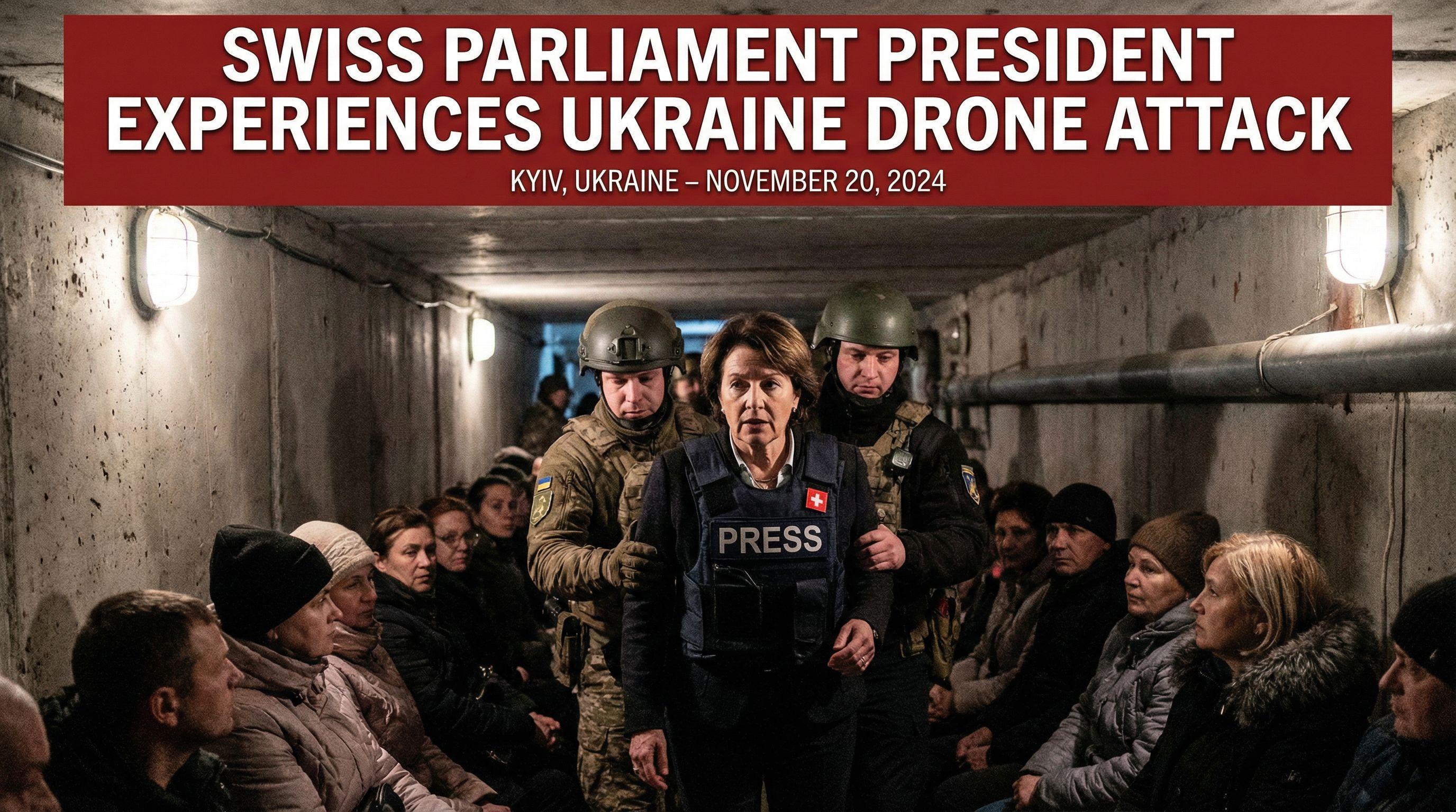 Swiss Parliament President Experiences Ukraine Drone Attack
