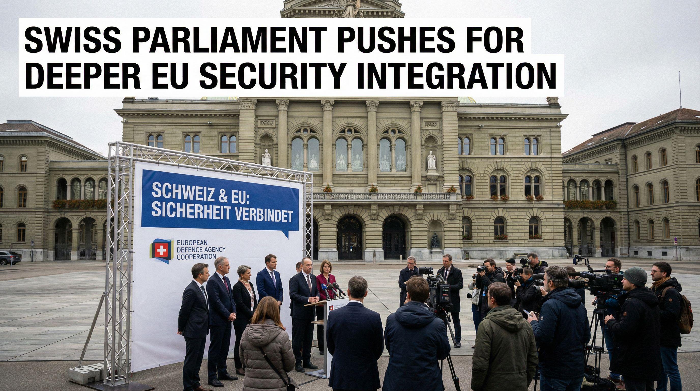 Swiss Parliament Pushes for Deeper EU Security Integration