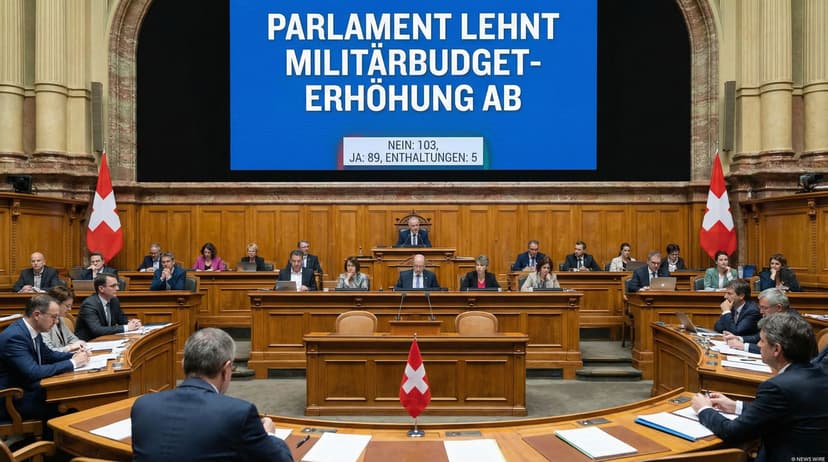 Swiss Parliament Rejects Military Ammunition Budget Increase