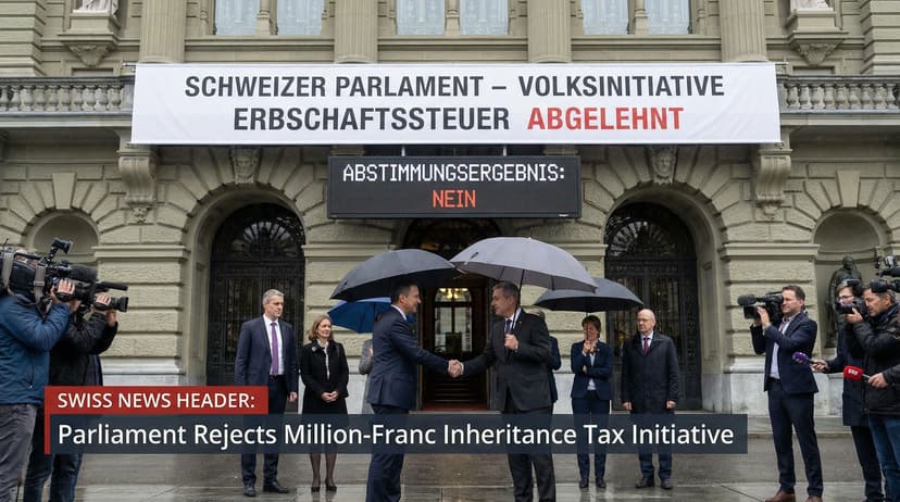 Swiss Parliament Rejects Million-Franc Inheritance Tax Initiative