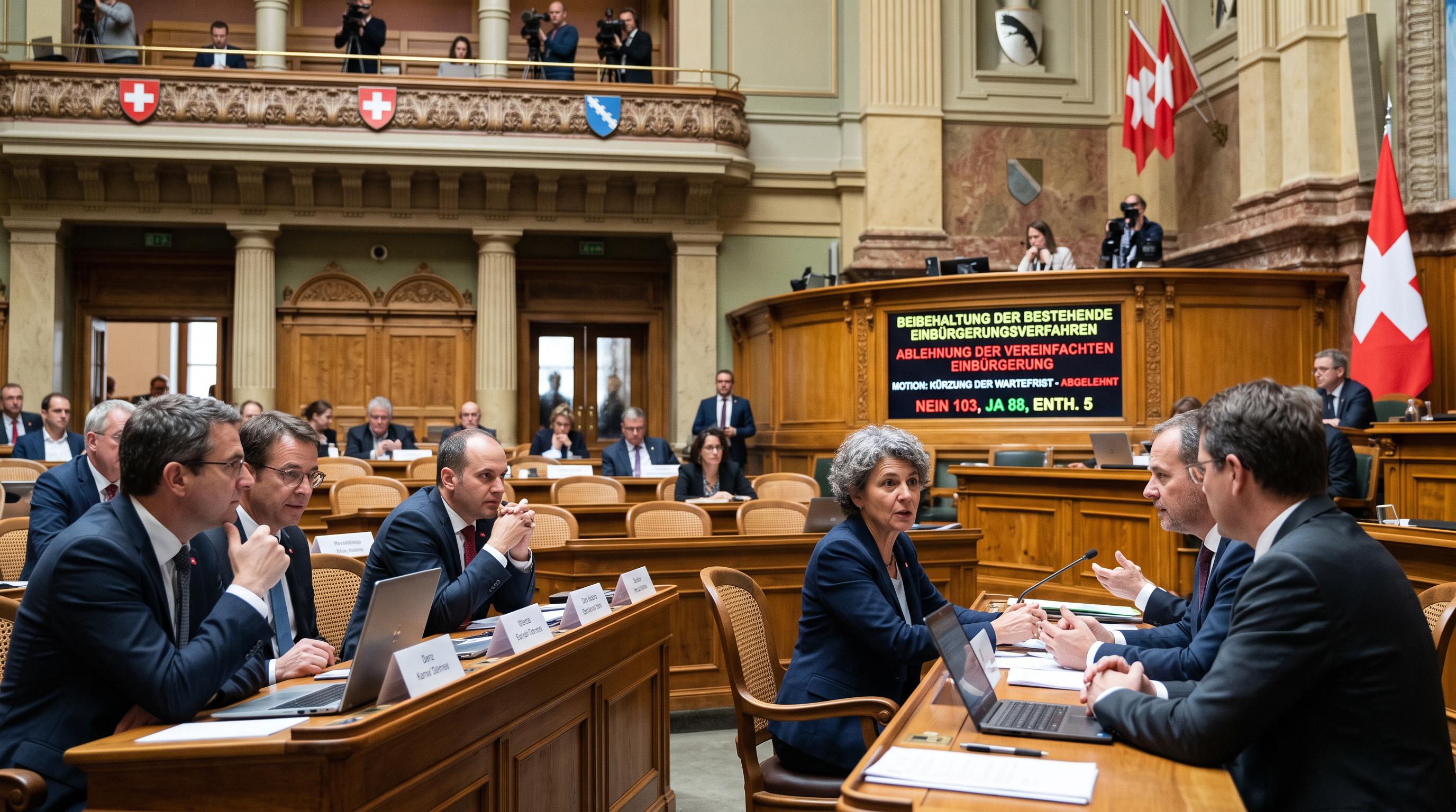Swiss parliament rejects proposal to simplify naturalisation