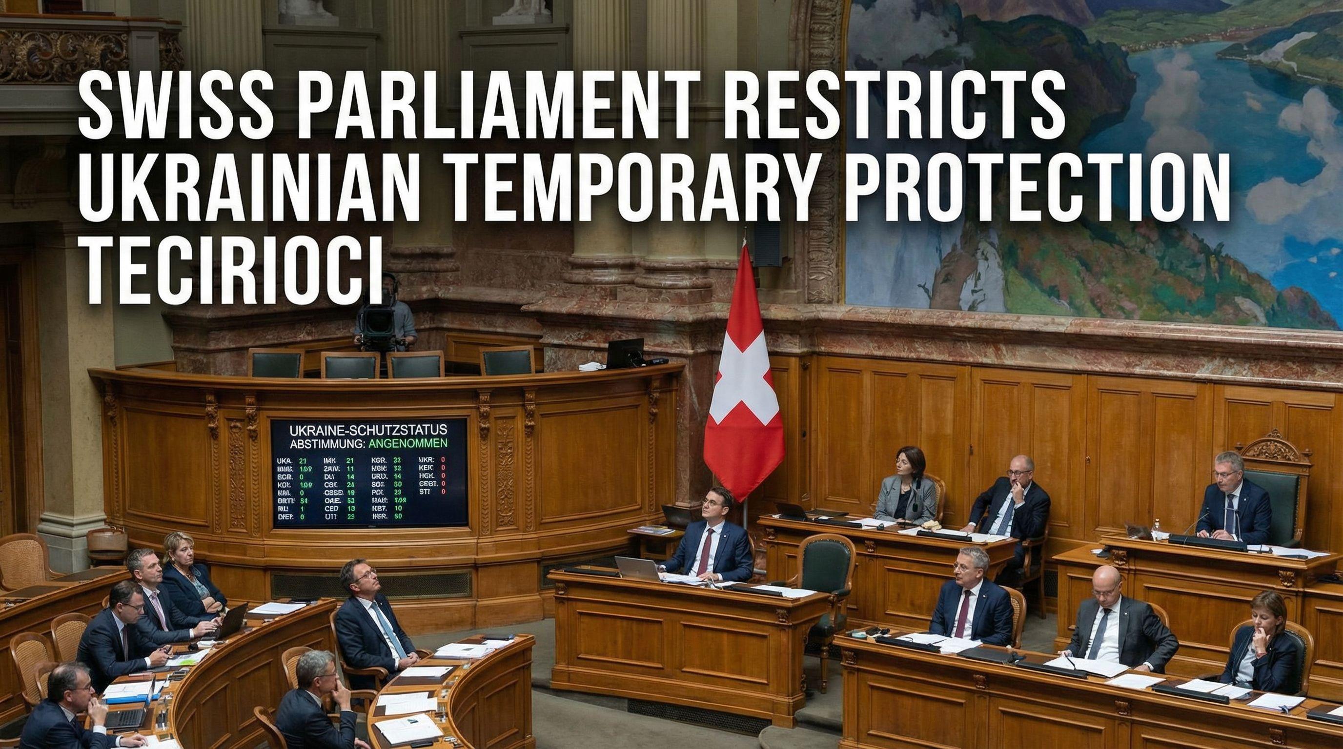Swiss Parliament Restricts Ukrainian Temporary Protection Access