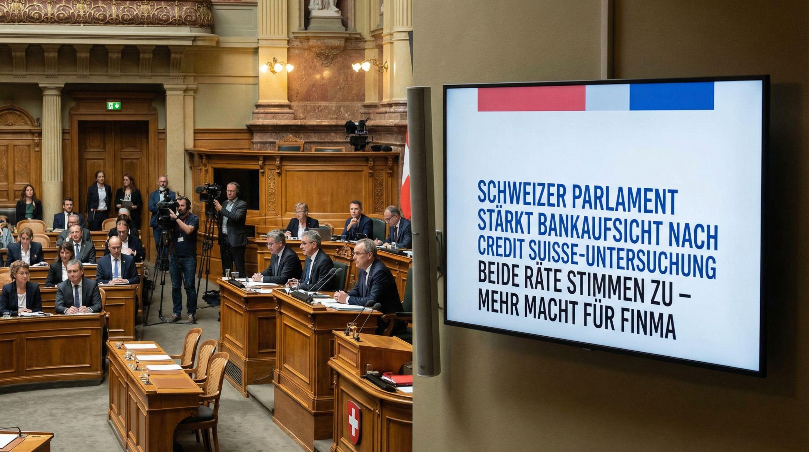 Swiss Parliament Strengthens Banking Oversight Following Credit Suisse Investigation