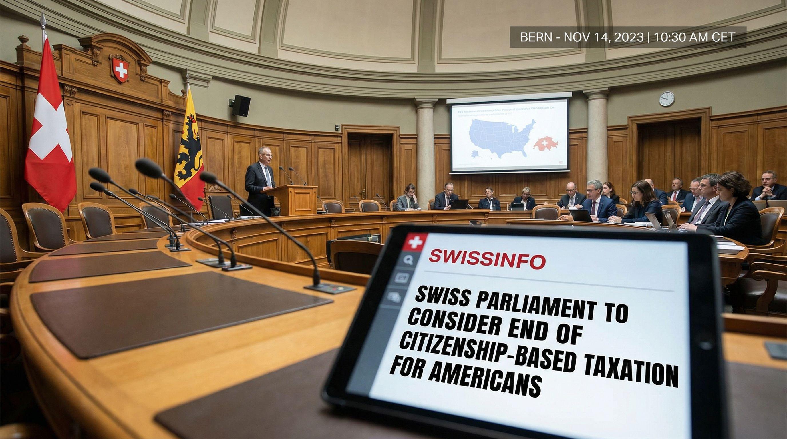 Swiss Parliament to Consider End of Citizenship-Based Taxation for Americans