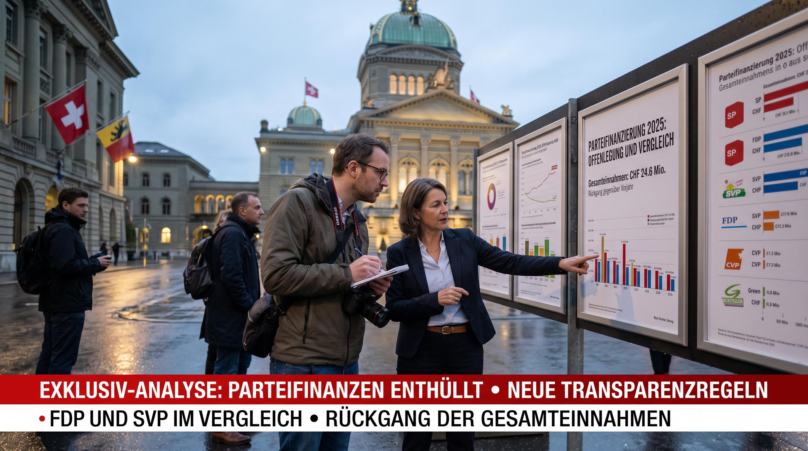 What Switzerland’s latest party-financing figures reveal