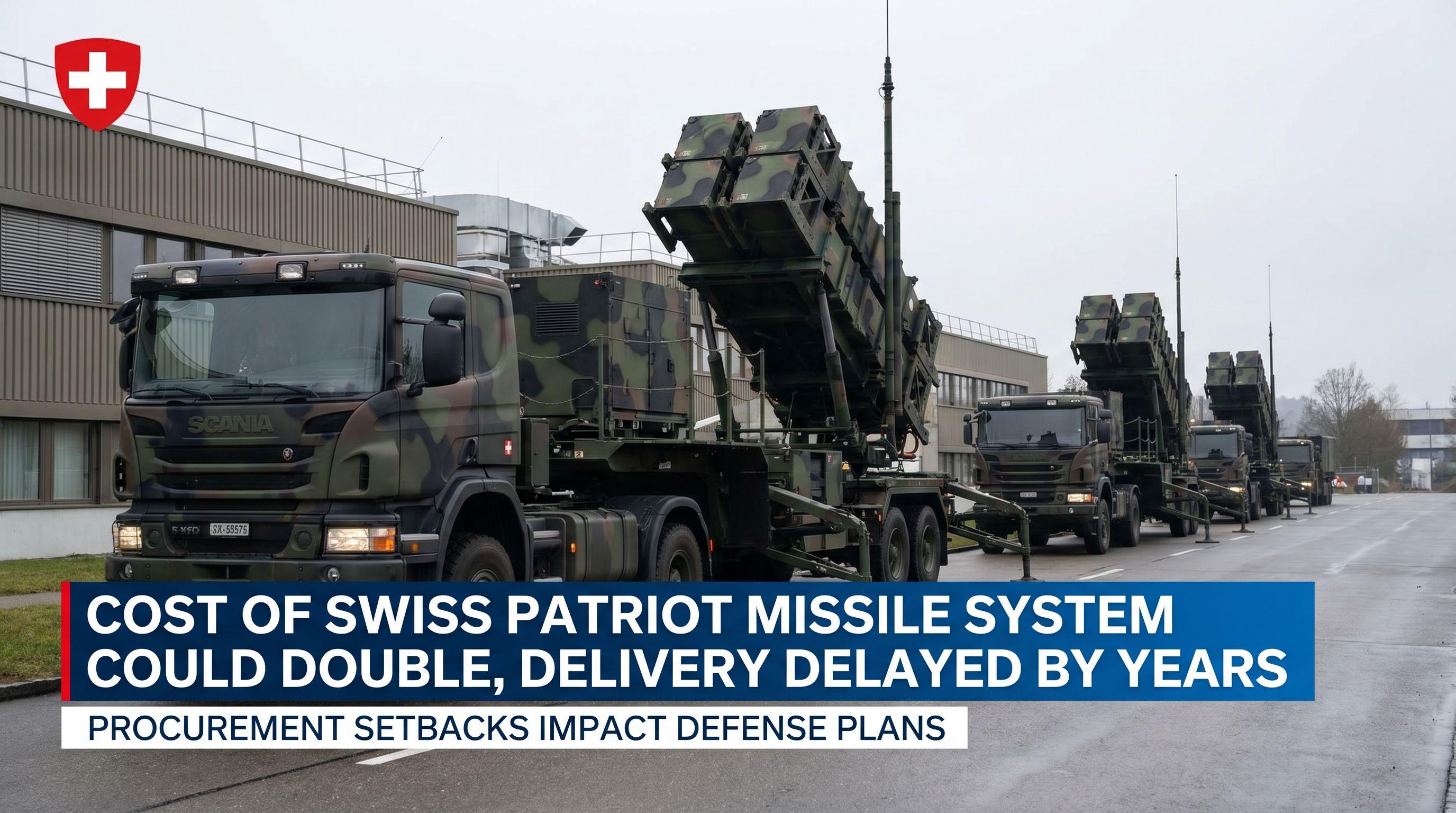 Cost of Swiss Patriot Missile System Could Double, Delivery Delayed by Years