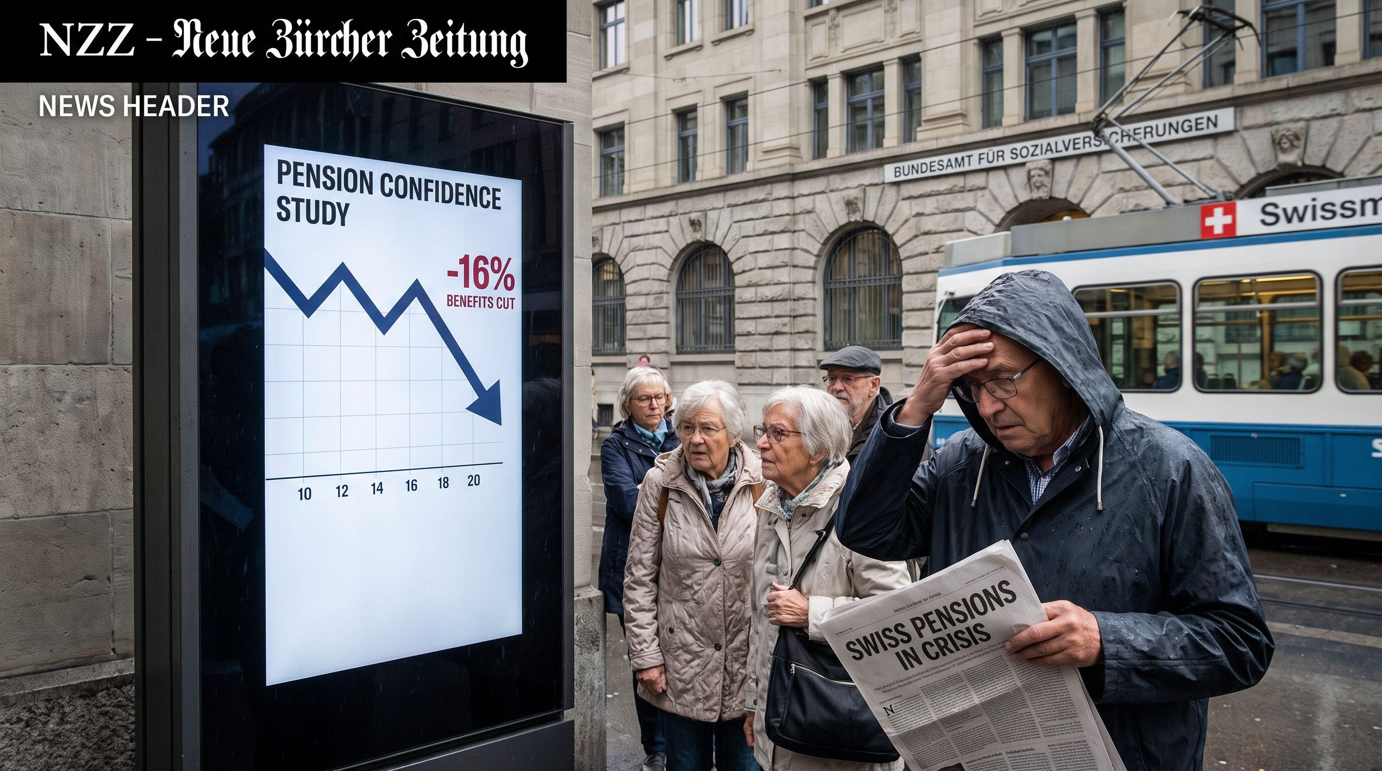Confidence in Swiss Pensions Plummets as Study Shows Benefits Cut by 16%