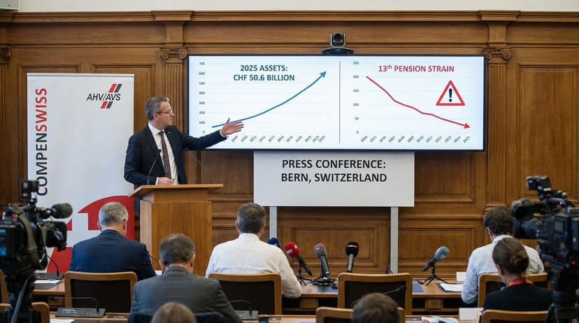 Swiss Pension Fund Reports 2025 Surplus, Braces for Strain of 13th Pension