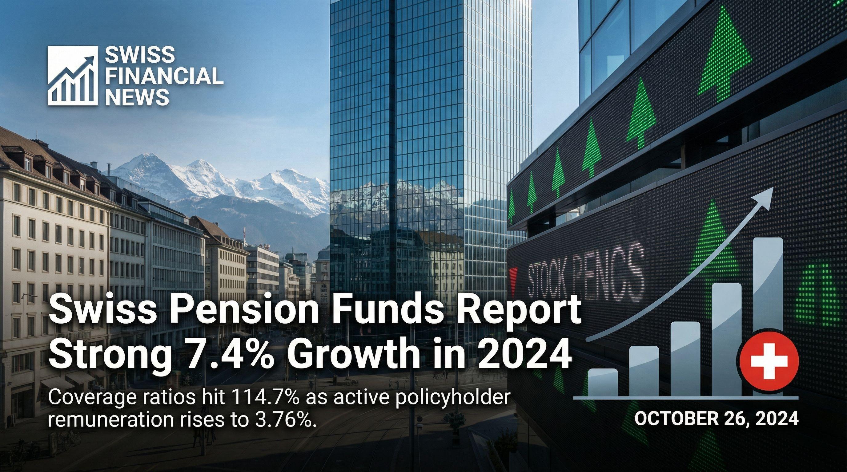 Swiss Pension Funds Report Strong 7.4% Growth in 2024