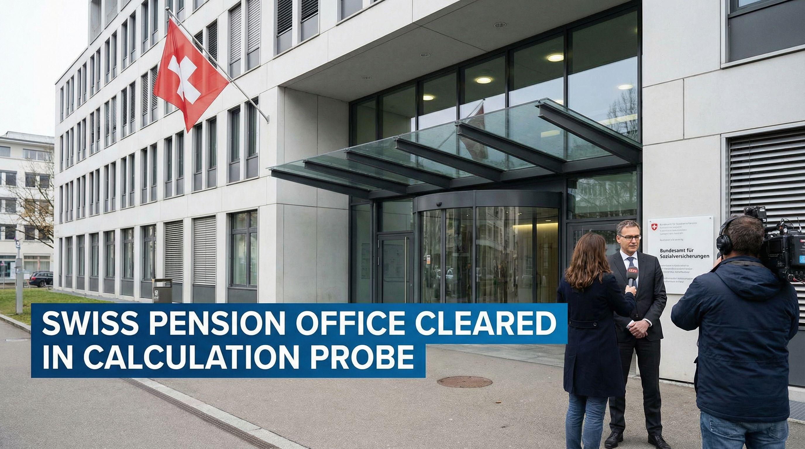 Swiss Pension Office Cleared in Calculation Probe