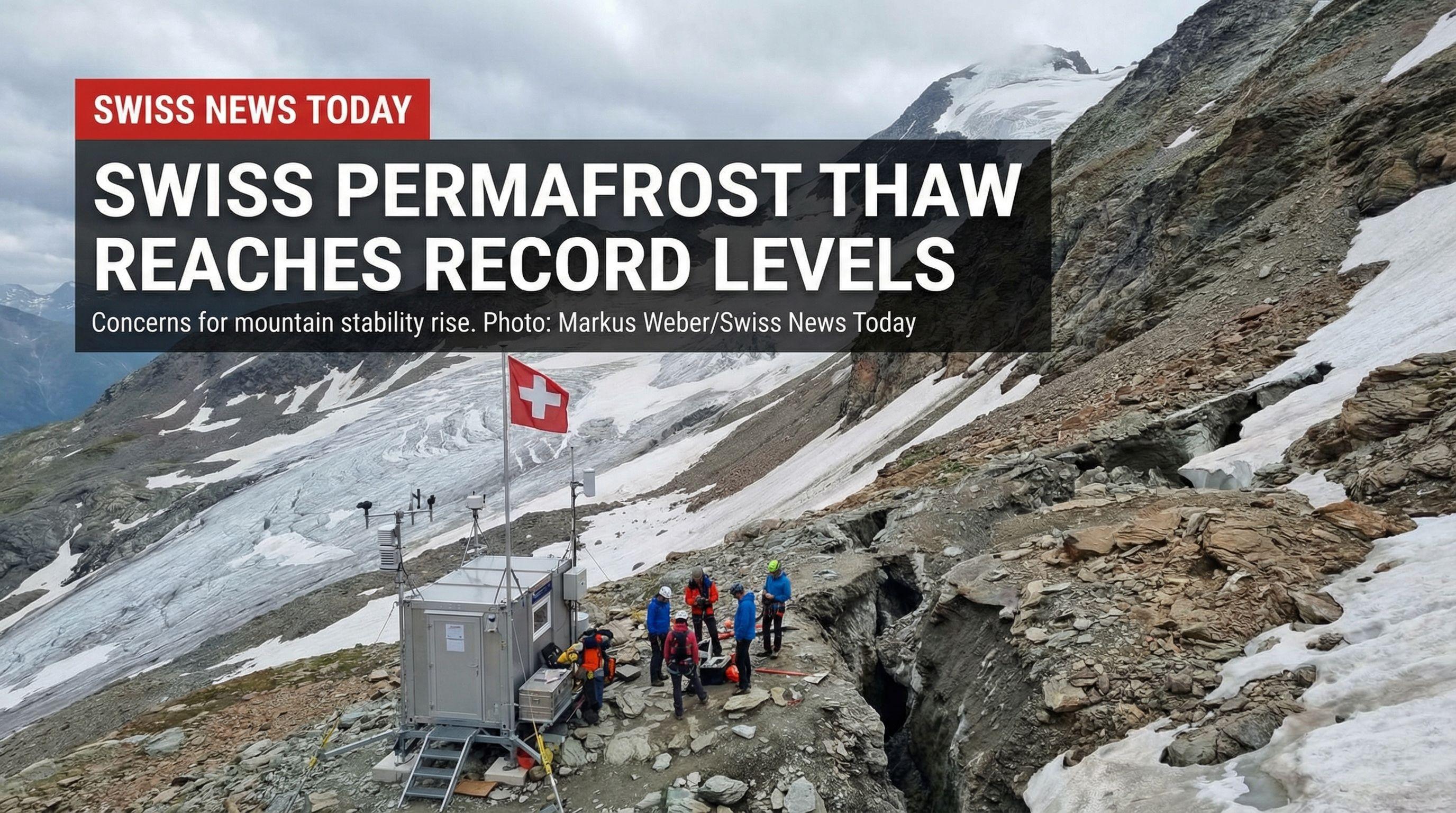 Swiss Permafrost Thaw Reaches Record Levels