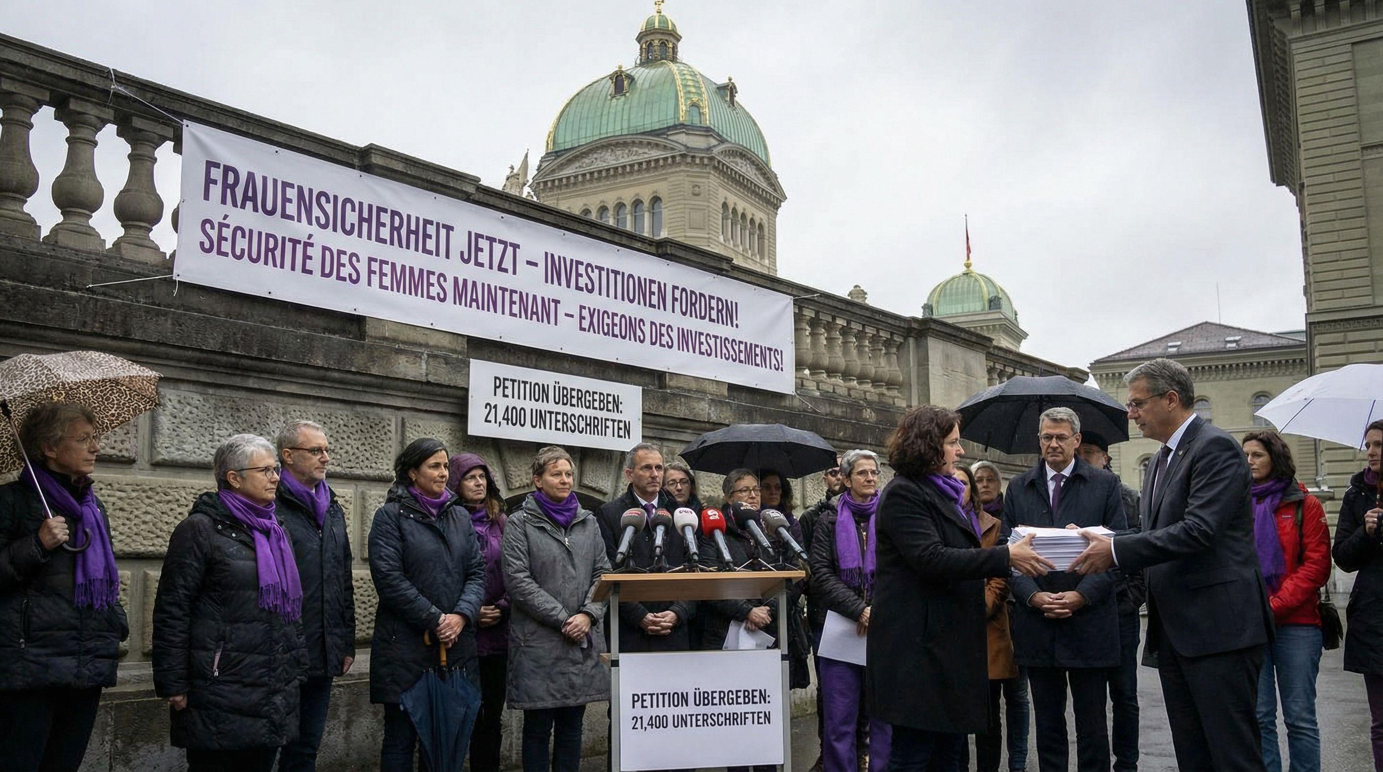 Swiss Petition Calls for CHF350 Million Investment in Women's Safety