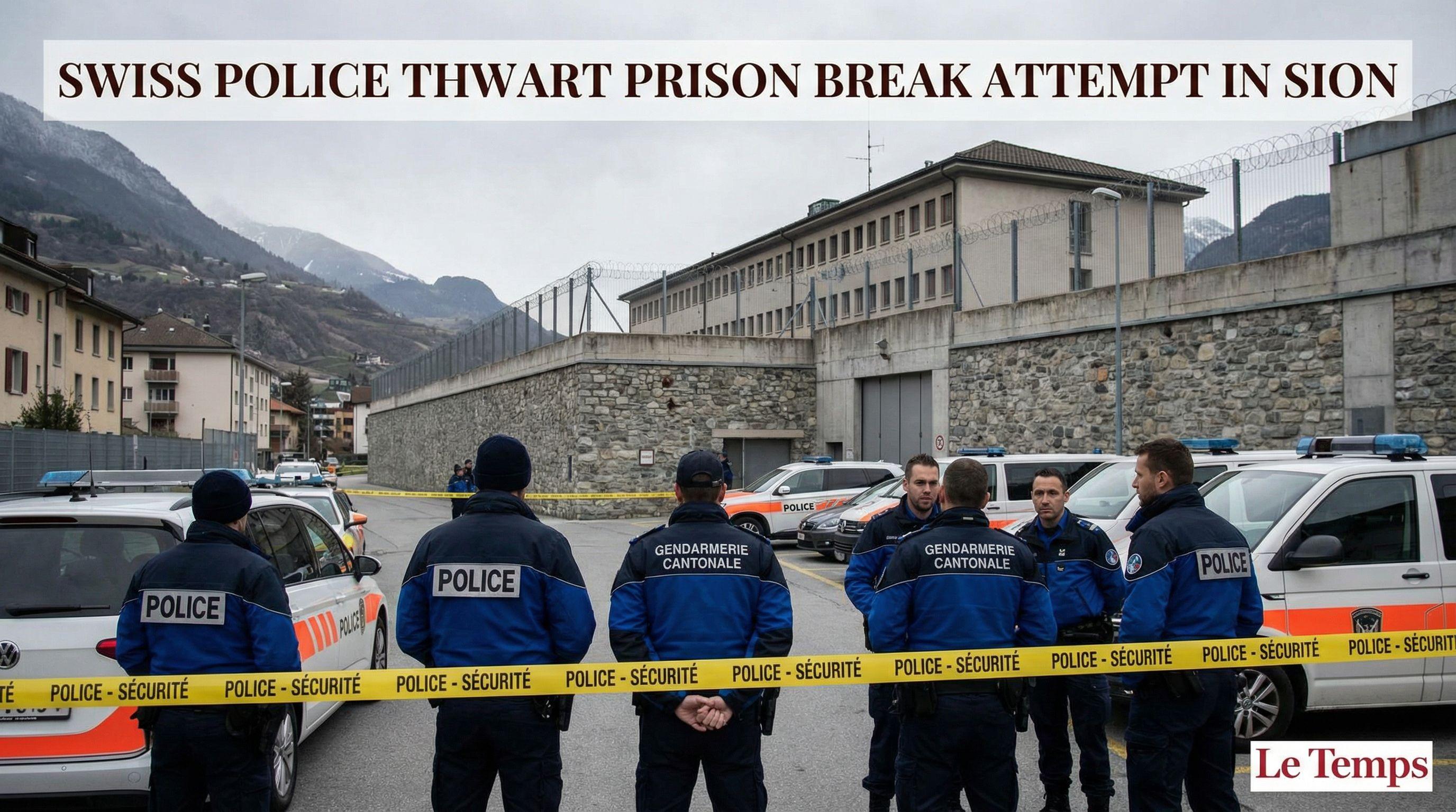 Swiss Police Thwart Prison Break Attempt in Sion