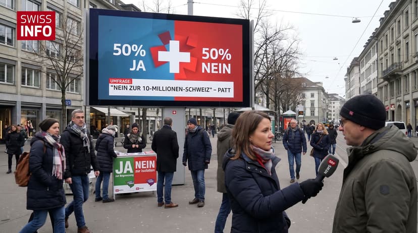Polls Show Switzerland Evenly Split on 'No to Ten Million' Immigration Cap