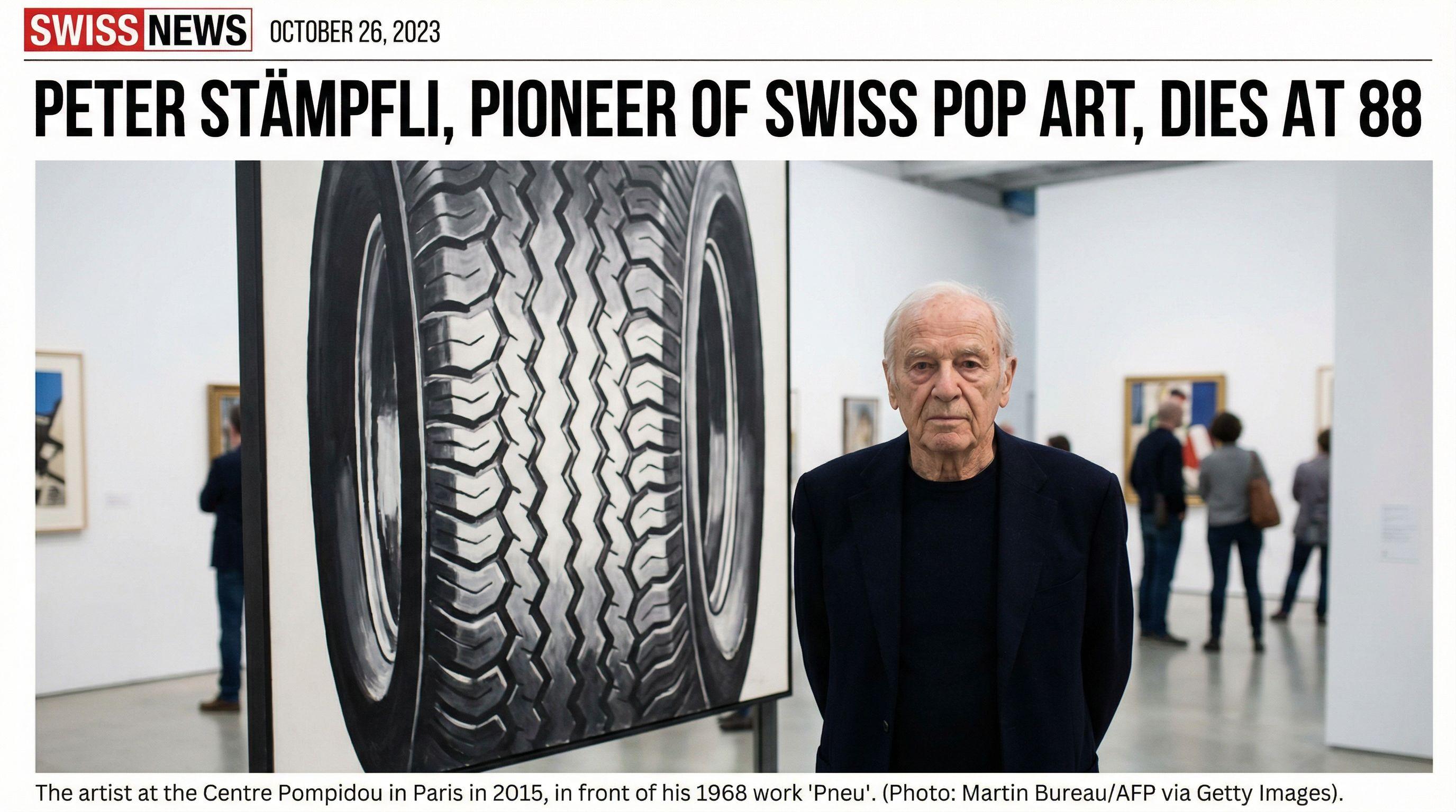 Peter Stämpfli, Pioneer of Swiss Pop Art, Dies at 88