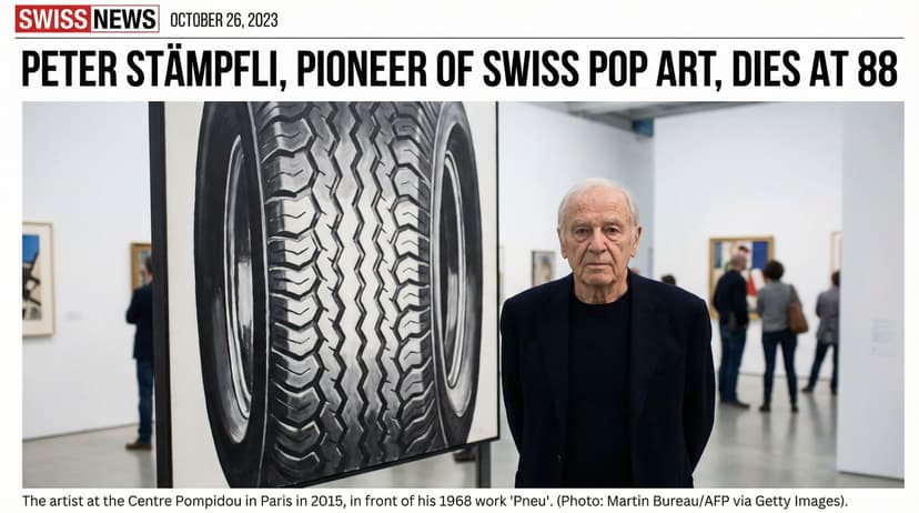 Peter StÀmpfli, Pioneer of Swiss Pop Art, Dies at 88