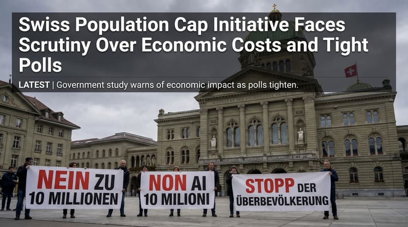 Swiss Population Cap Initiative Faces Scrutiny Over Economic Costs and Tight Polls