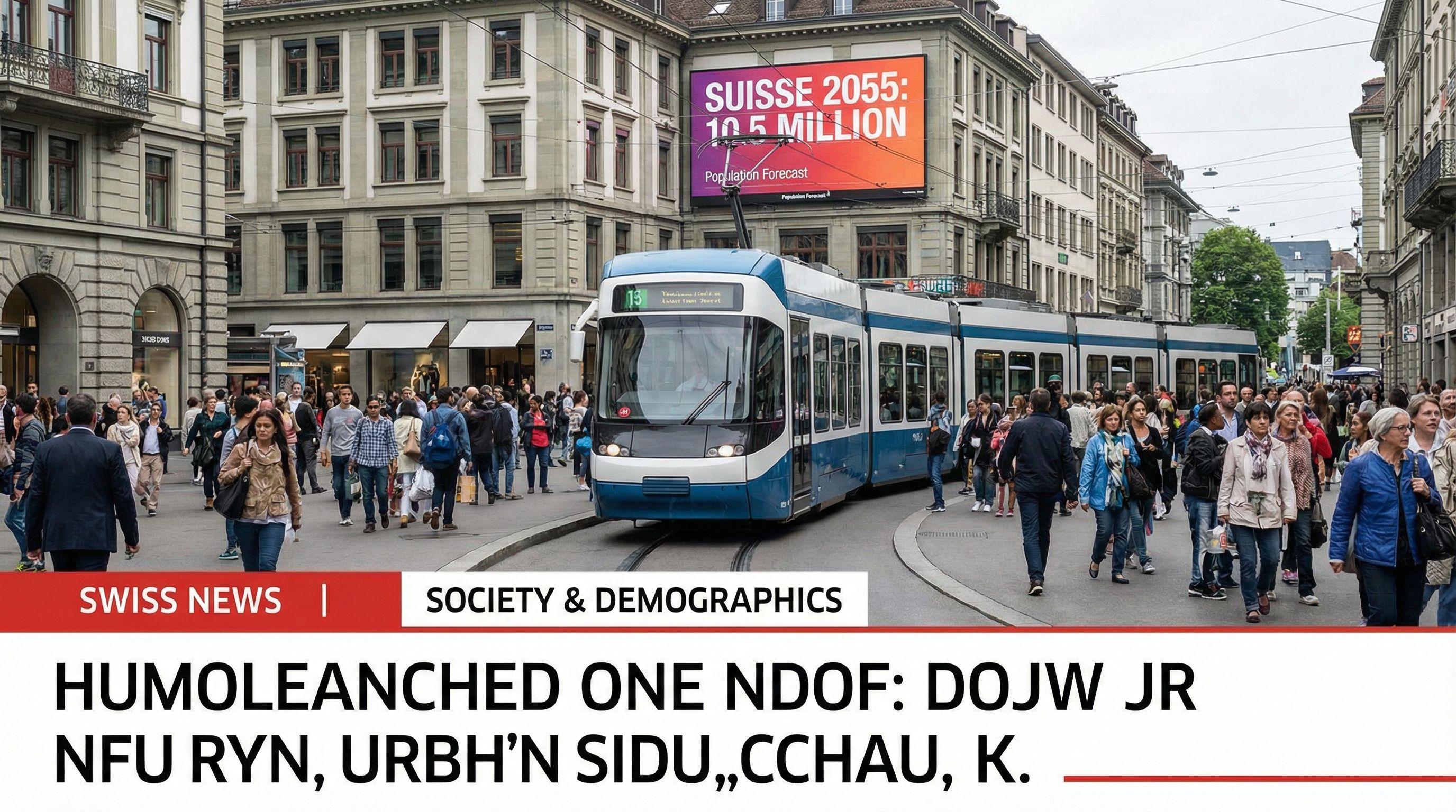 Swiss Population Projected to Reach 10.5 Million by 2055