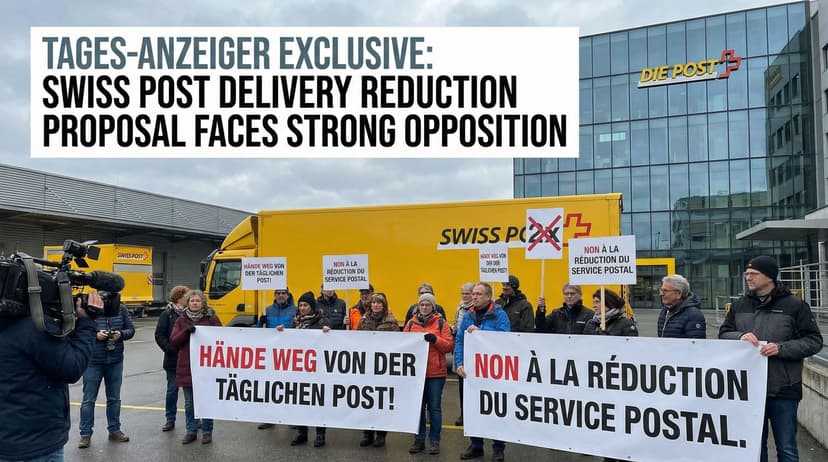 Swiss Post delivery reduction proposal faces strong opposition