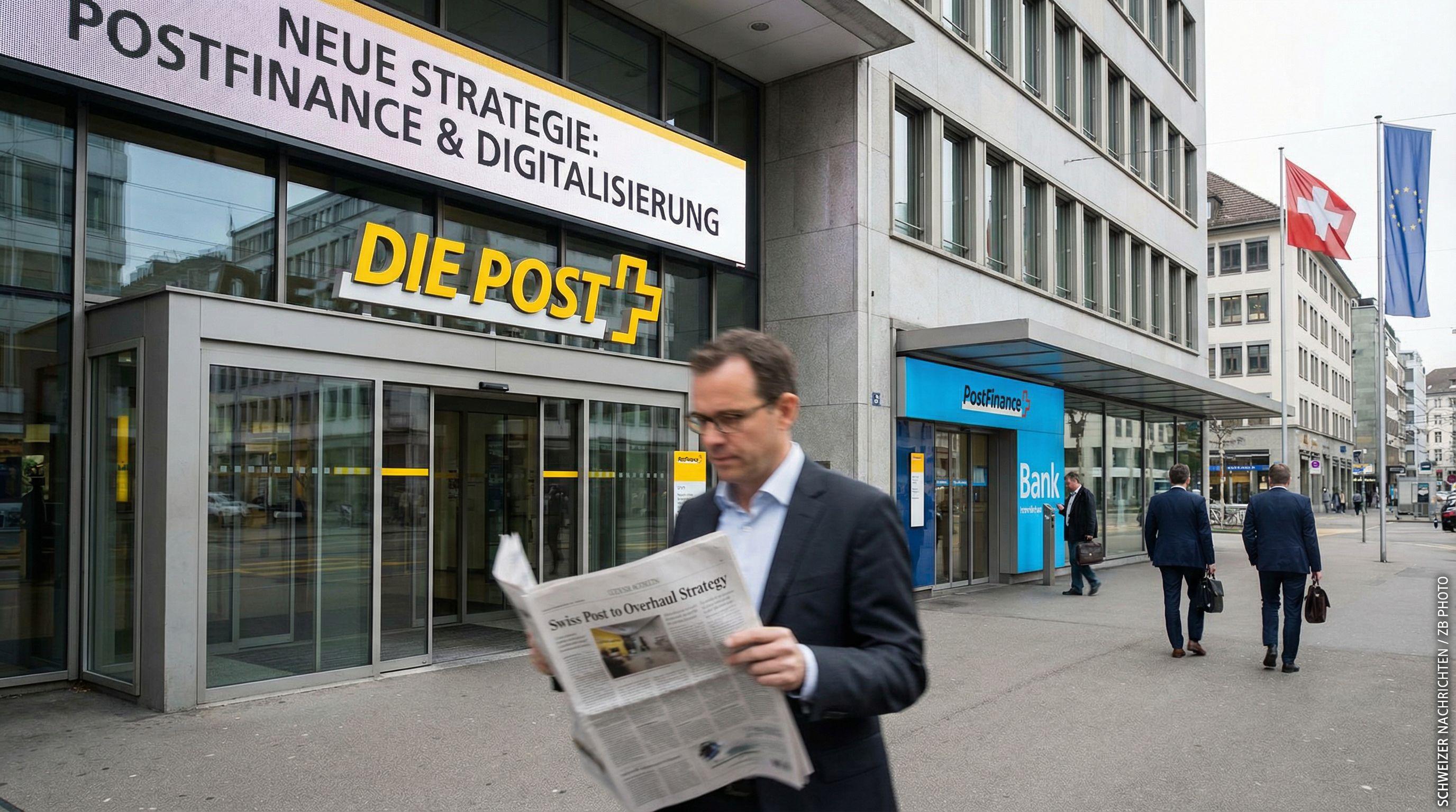 Swiss Post to Overhaul Strategy, Boosting Postfinance to Counter Declining Letter Revenue