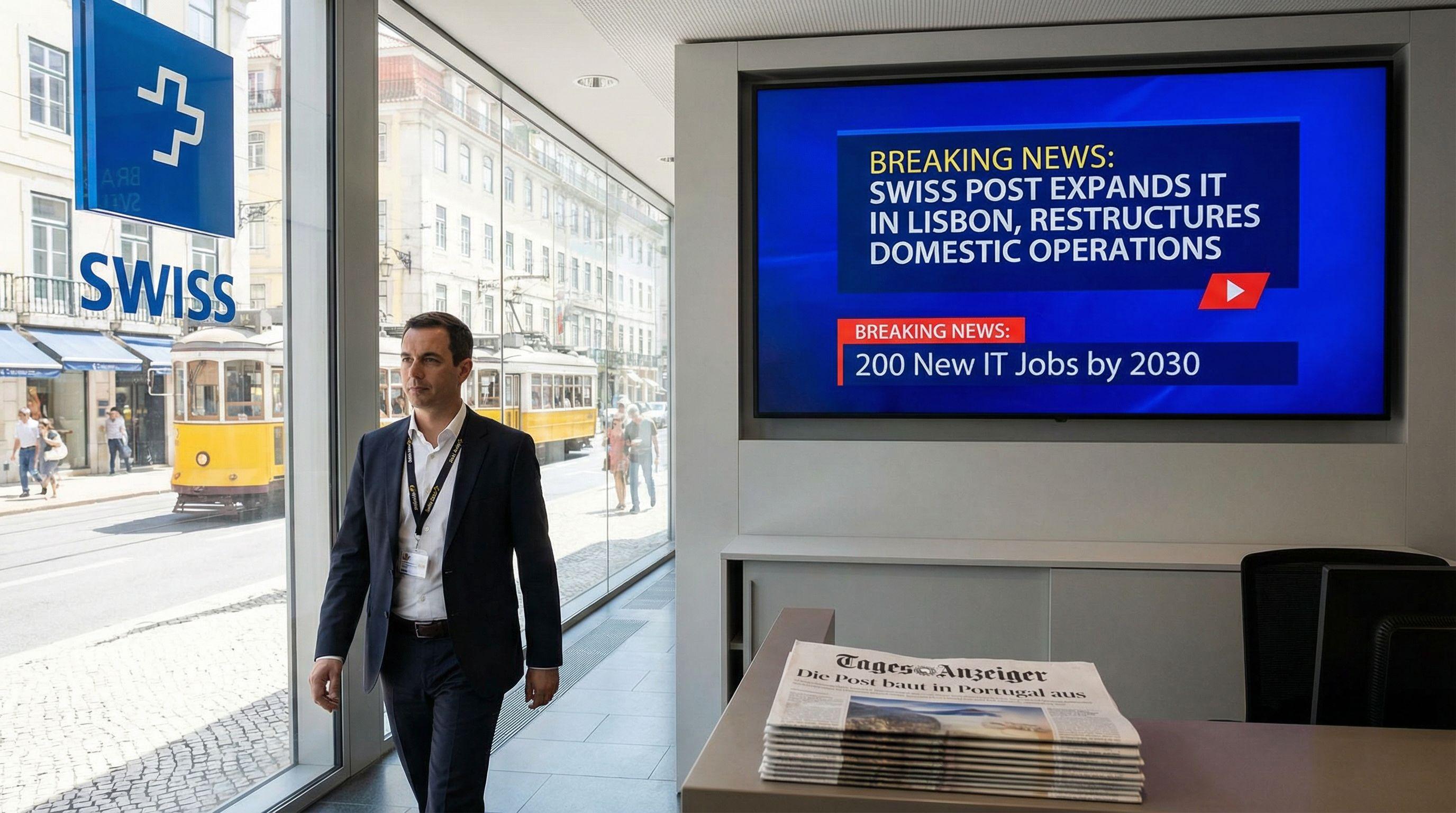 Swiss Post to Create 200 IT Jobs in Lisbon, Restructures Domestic Operations