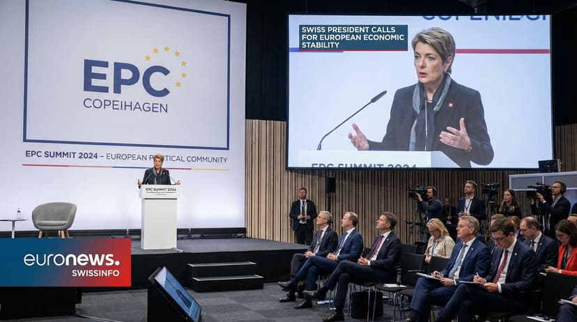 Swiss President Calls for European Economic Stability at Copenhagen Summit