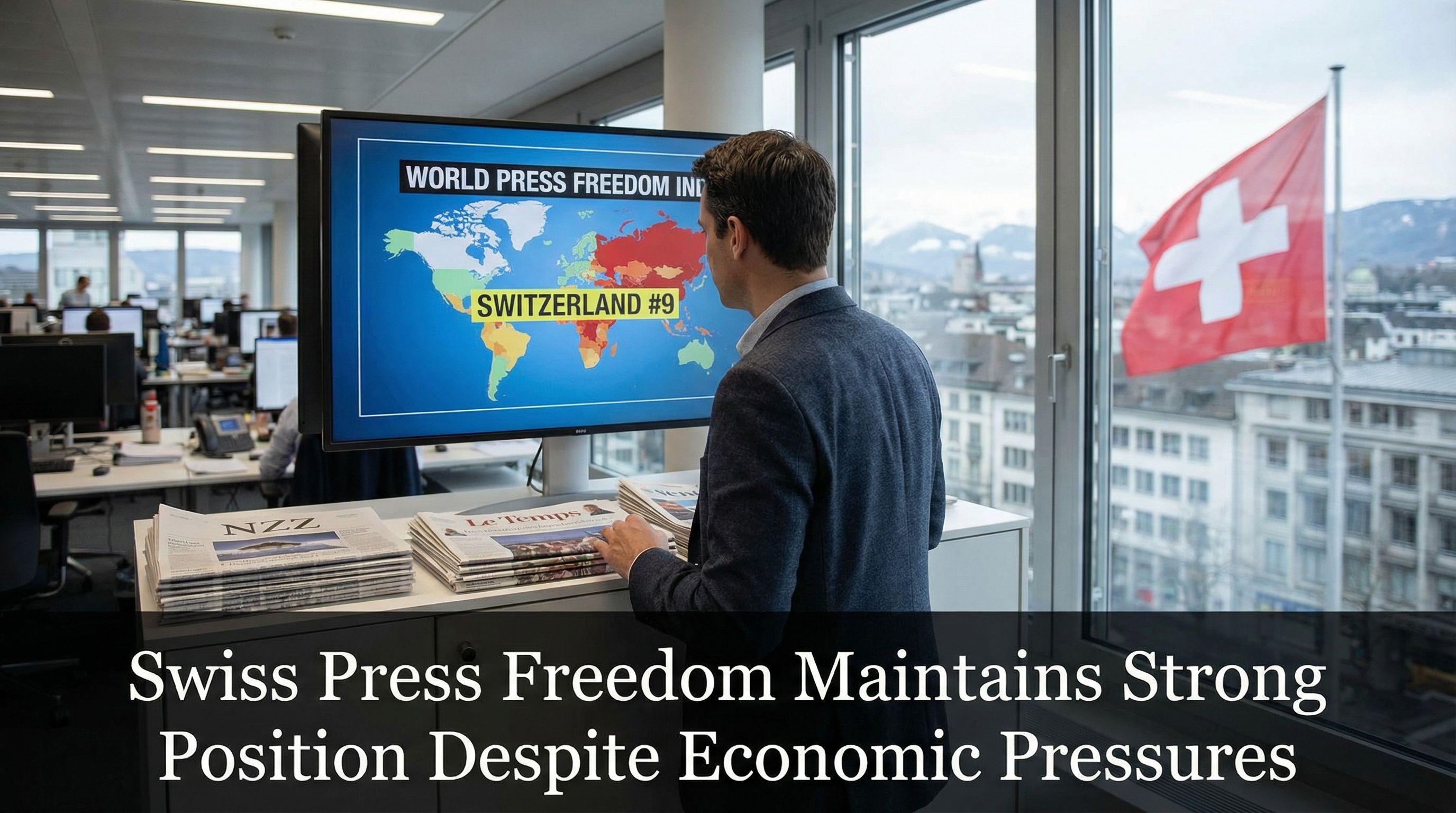 Swiss Press Freedom Maintains Strong Position Despite Economic Pressures