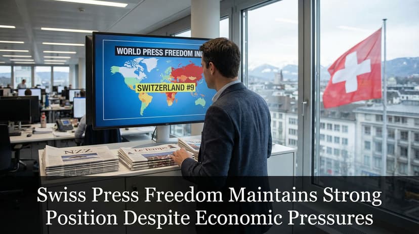 Swiss Press Freedom Maintains Strong Position Despite Economic Pressures